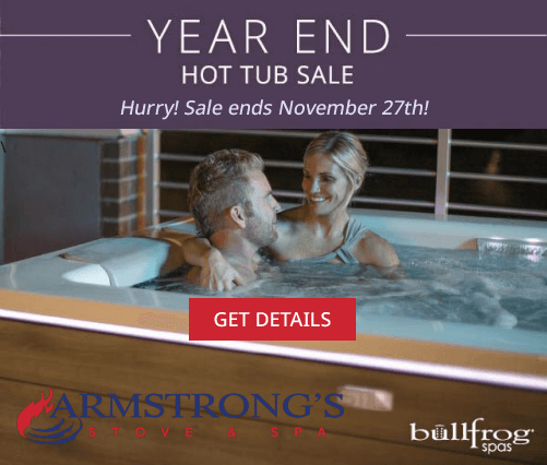 Armstrong Stove & Spa Year End Hot Tub Sale